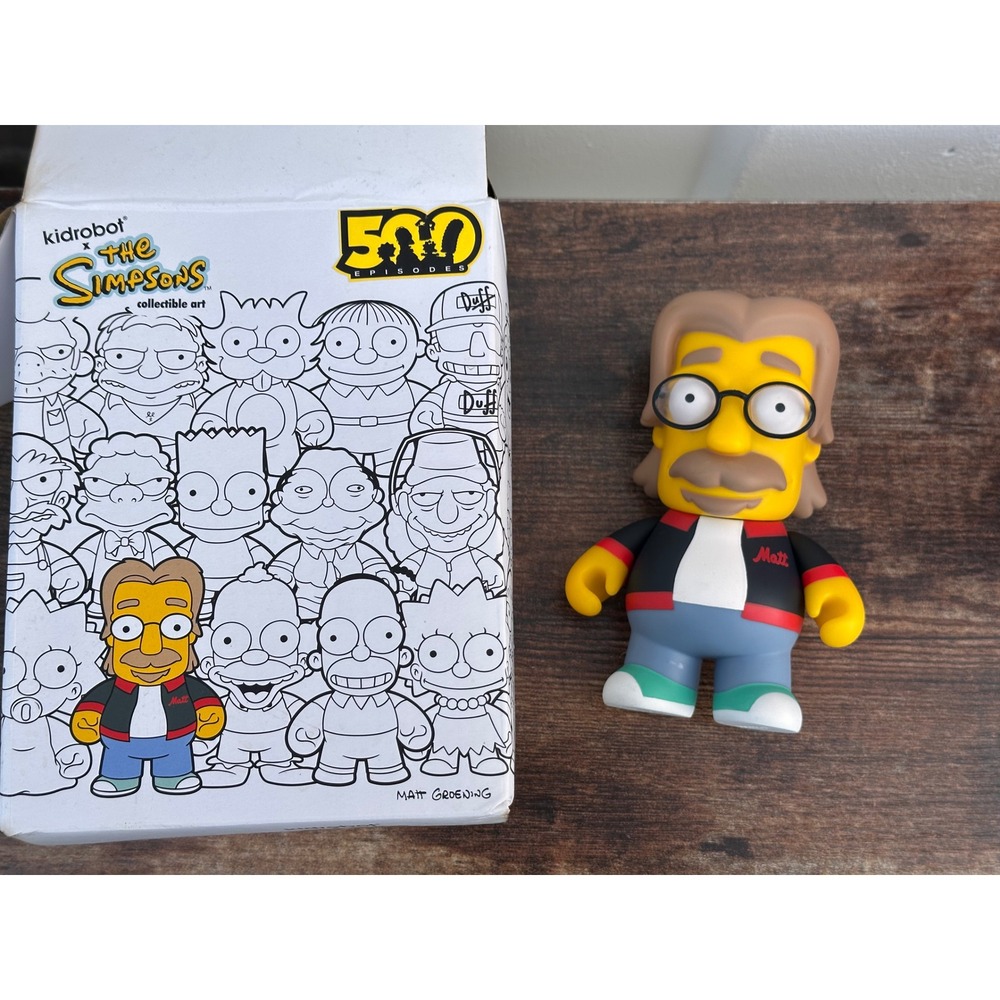 Kidrobot The Simpsons Matt Groening 500th Episode 6 Inch Vinyl Figure